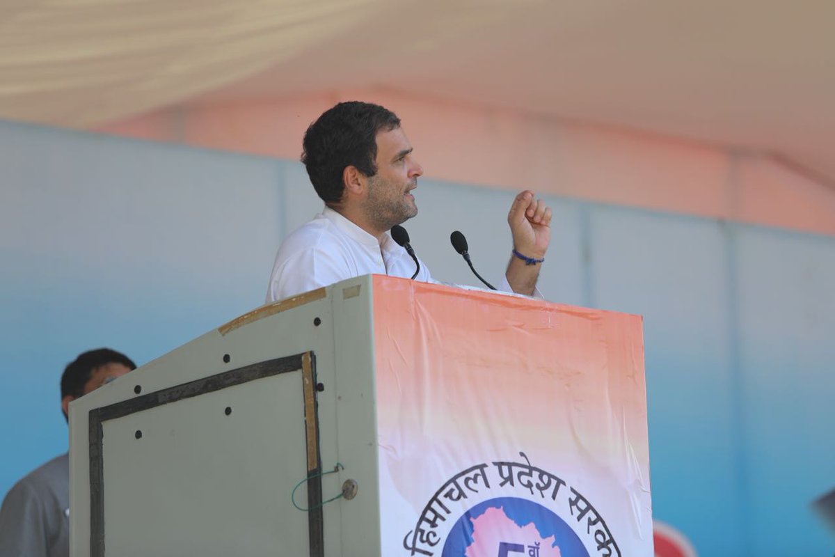 Photo of राहुल ने कहा सत्ता मिलने पर वीरभद्र ही होंगे फिर मुख्यमंत्री