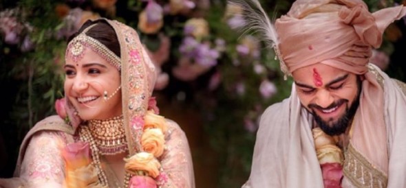 Photo of क्रिकेट स्टार विराट एवं फिल्म स्टार अनुष्का बंधे विवाह बंधन में