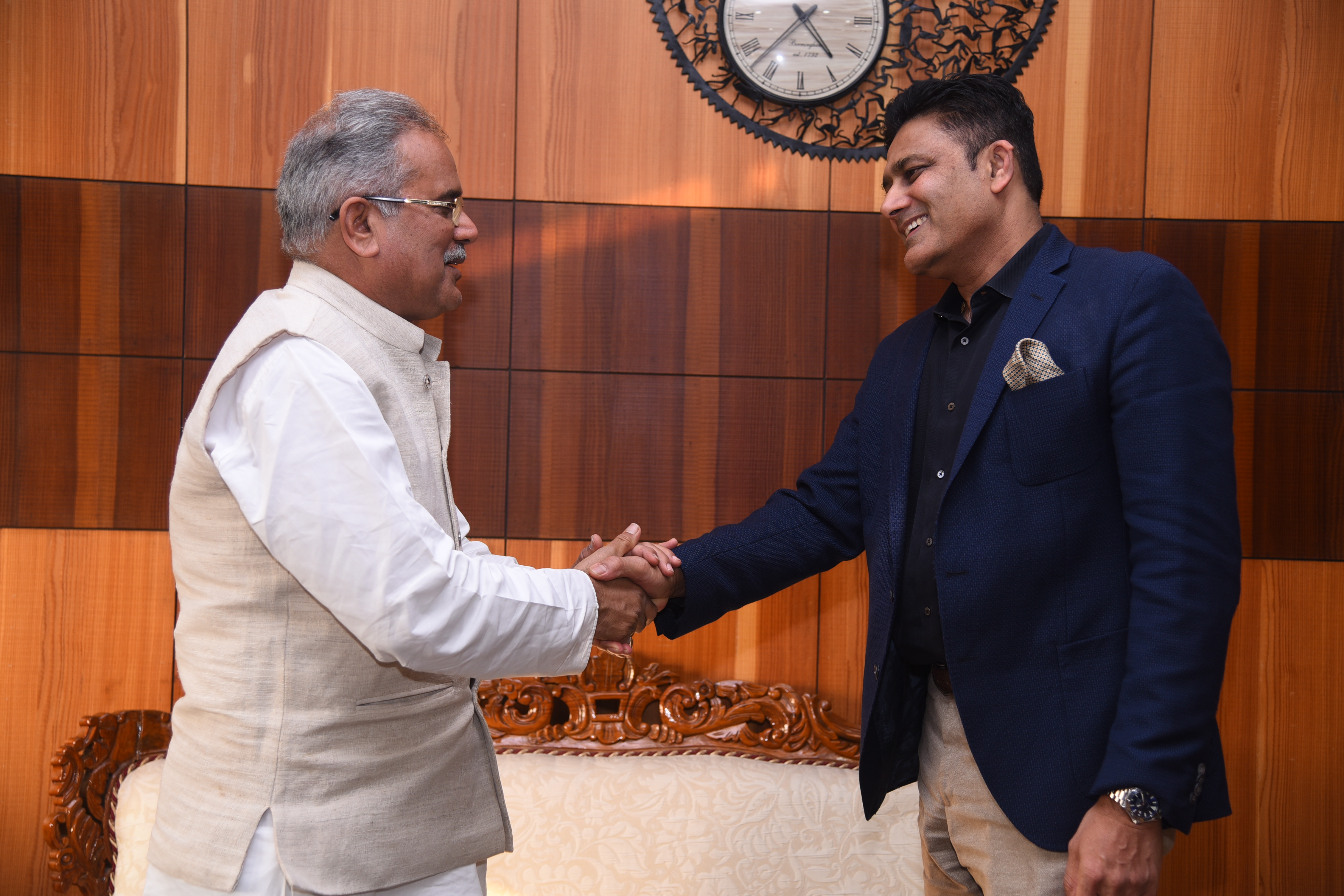 Photo of कुंबले छत्तीसगढ़ के स्कूलों में खेलकूद को बढ़ावा देने शुरू करेगे कार्यक्रम