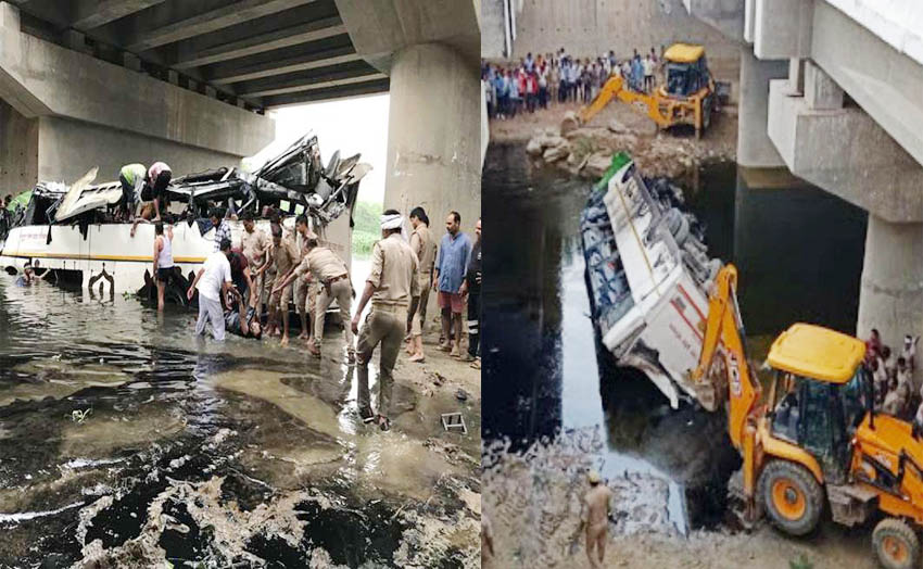 Photo of उत्तर प्रदेश में यमुना एक्सप्रेस वे पर सड़क दुर्घटना में 29 लोगो की मौत