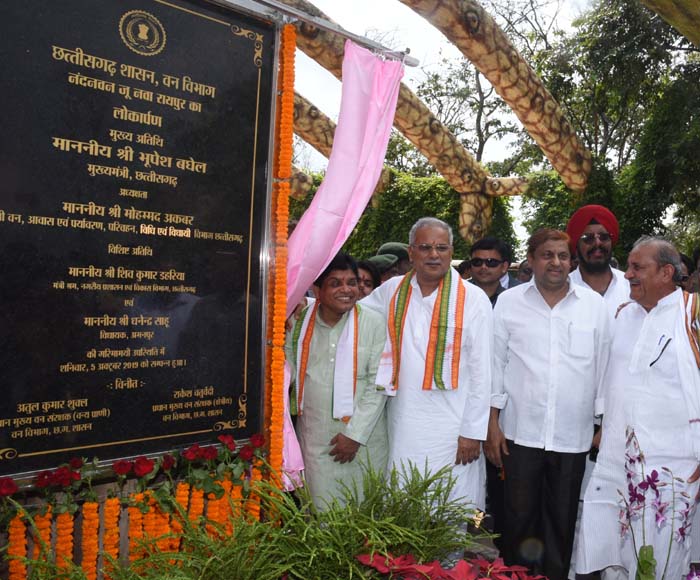 Photo of जंगल सफारी में नंदनवन जू (चिड़ियाघर) का लोकार्पण