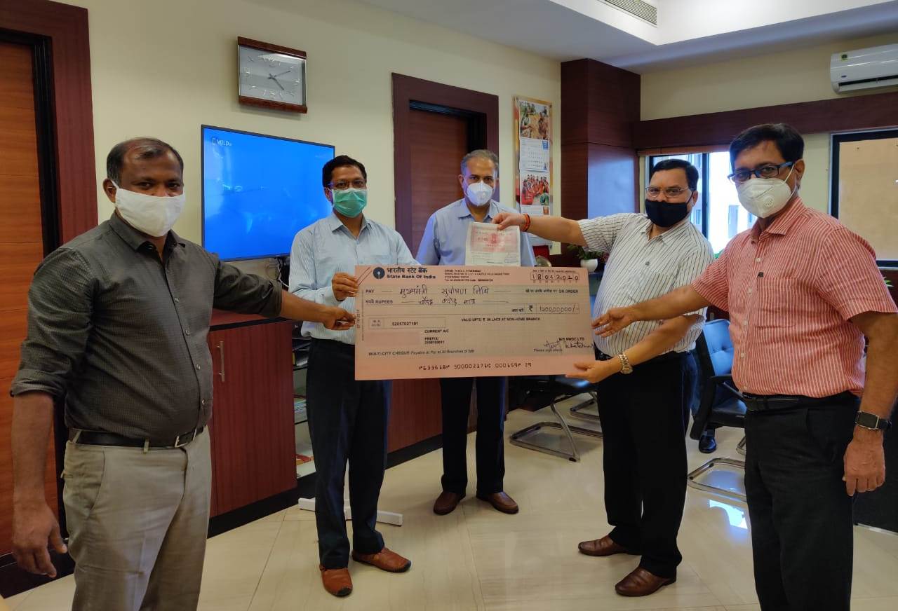 Photo of मुख्यमंत्री सुपोषण निधि के लिए एनएमडीसी ने दी 14 करोड़ की सहायता