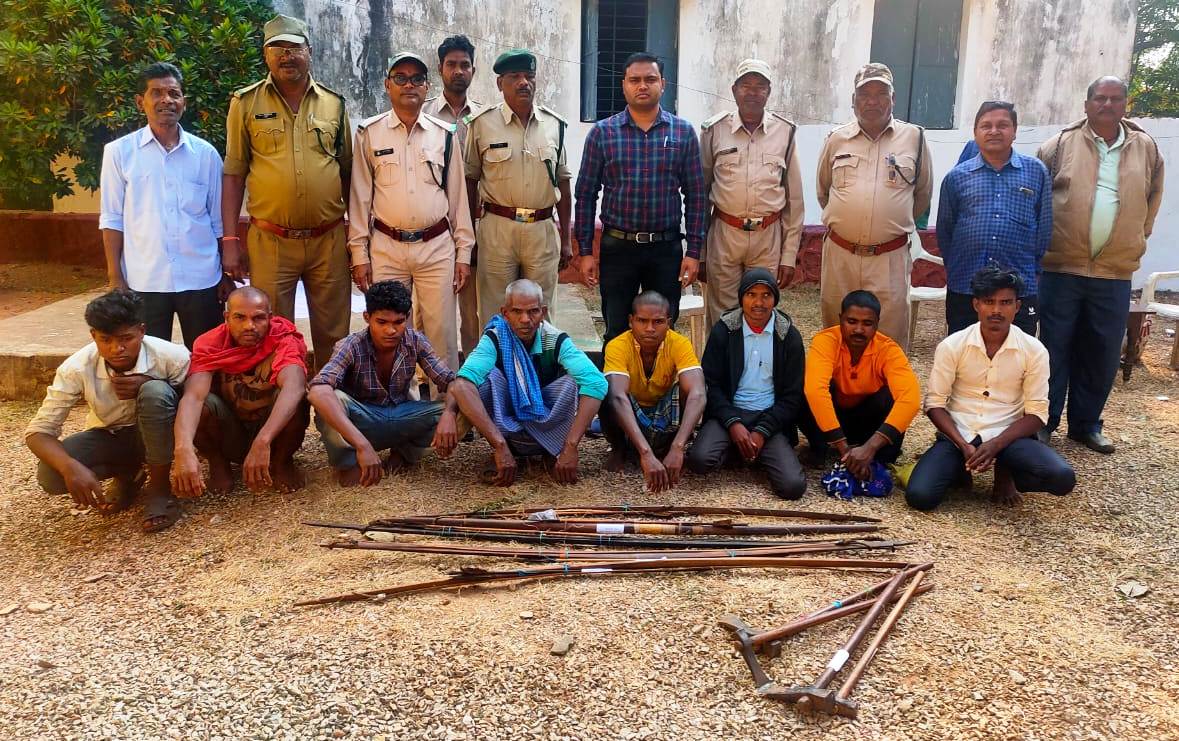 Photo of चीतल के शिकार के मामले में आठ आरोपी भेजे गए जेल