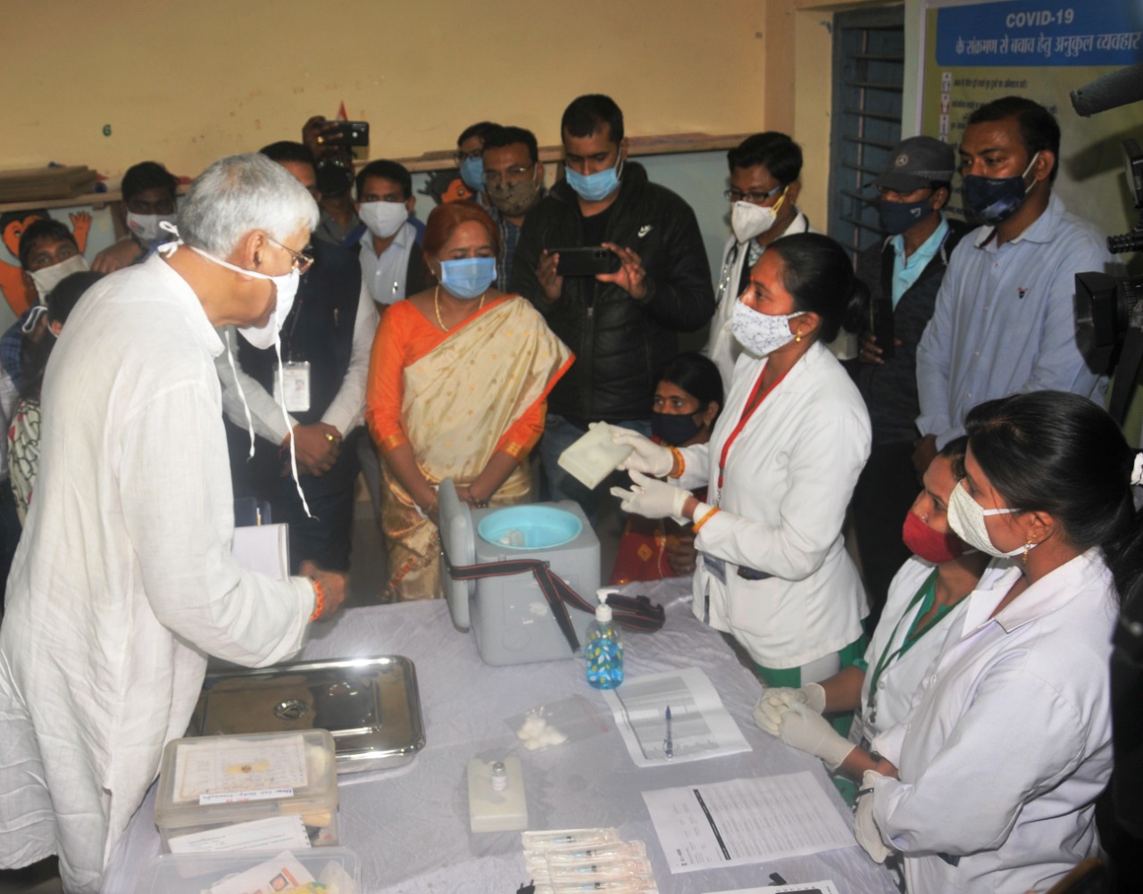 Photo of छत्तीसगढ़ के सात जिलों में कोरोना टीकाकरण का हुआ मॉकड्रिल