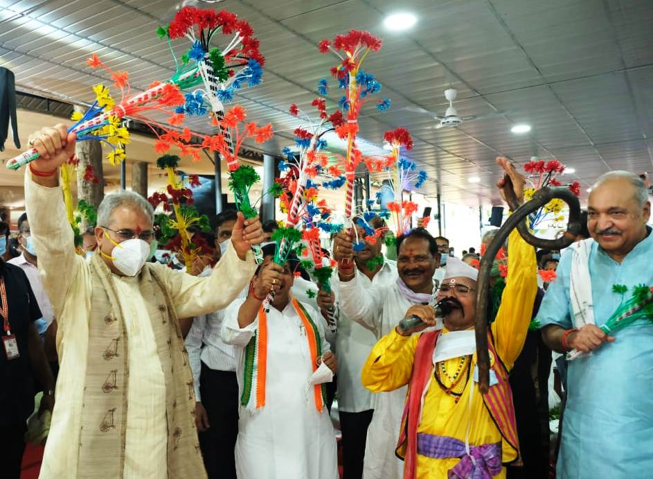 Photo of हरेली तिहार की मुख्यमंत्री निवास में रही धूम