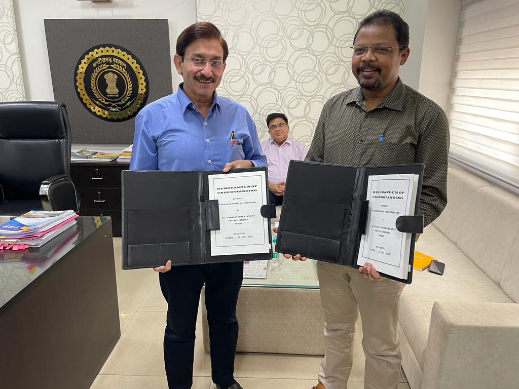 Photo of जिन्दल समूह ने छत्तीसगढ़ में सीमेन्ट संयंत्र लगाने का किया एमओयू