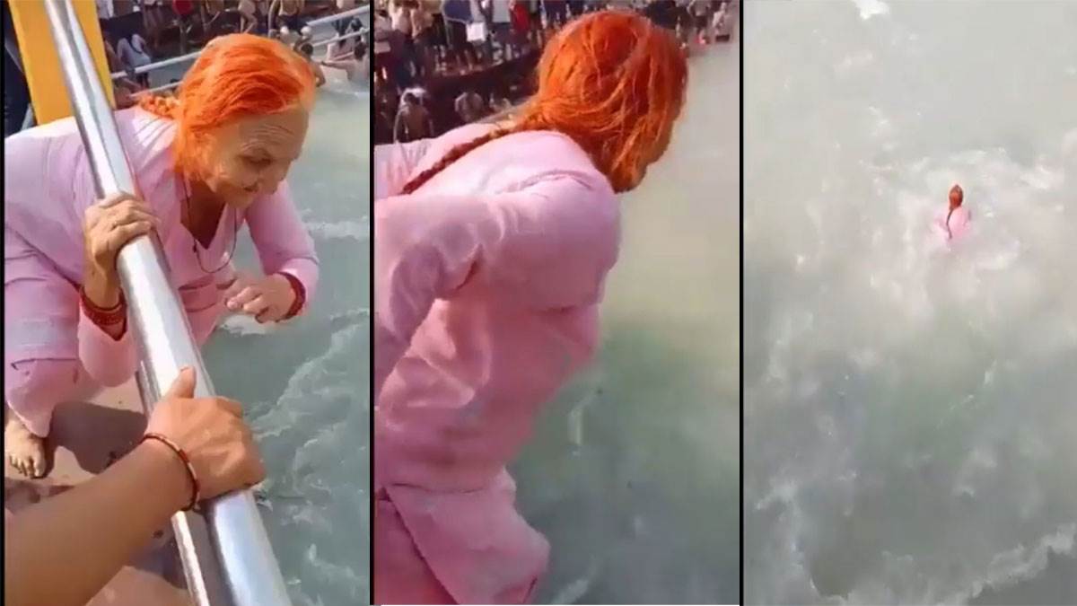 Photo of हरिद्वार में एक 80 साल की दादी ने पुल से गंगा में छलांग लगा कर सबको किया हैरान….
