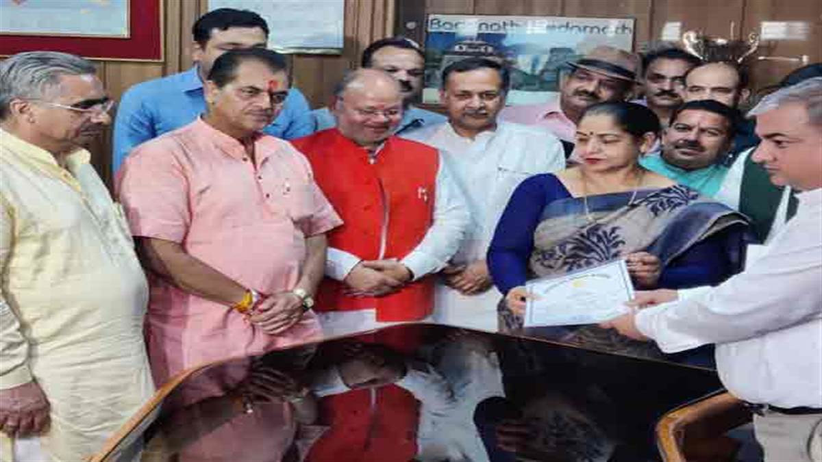 Photo of उत्तराखंड से रिक्त हो रही राज्यसभा की एक सीट के चुनाव के लिए भाजपा प्रत्याशी डा कल्पना सैनी निर्विरोध निर्वाचित…. 