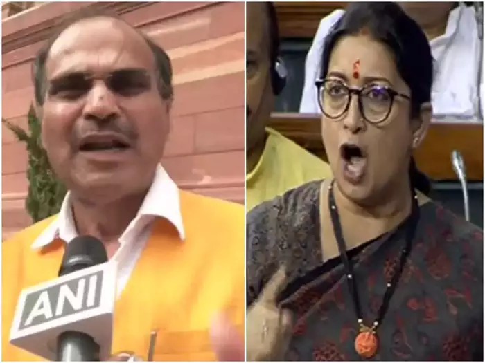 Photo of कांग्रेस नेता अधीर रंजन चौधरी पर स्मृति ईरानी ने जमकर बोला हमला, कहा…