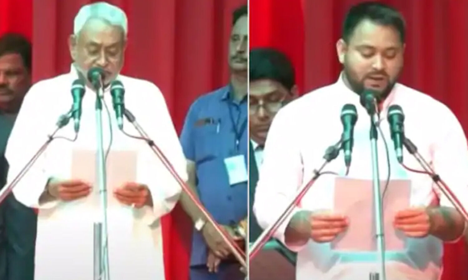 Photo of नीतीश कुमार ने आठवीं बार बिहार के मुख्यमंत्री पद की ली शपथ