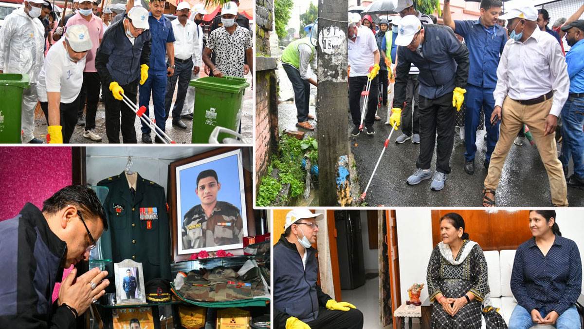 Photo of PM मोदी के जन्मदिन के मौके पर भारी बारिश के बीच बलिदानियों के आवास पर पहुंचे CM पुष्‍कर सिंह धामी