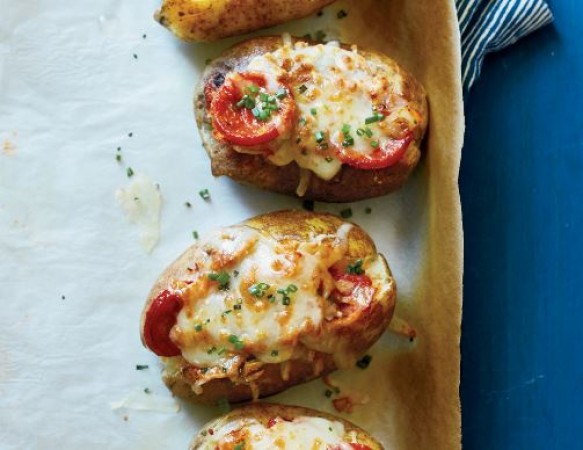 Photo of ऐसे बनाए पिज्जा बेक्ड पोटैटो