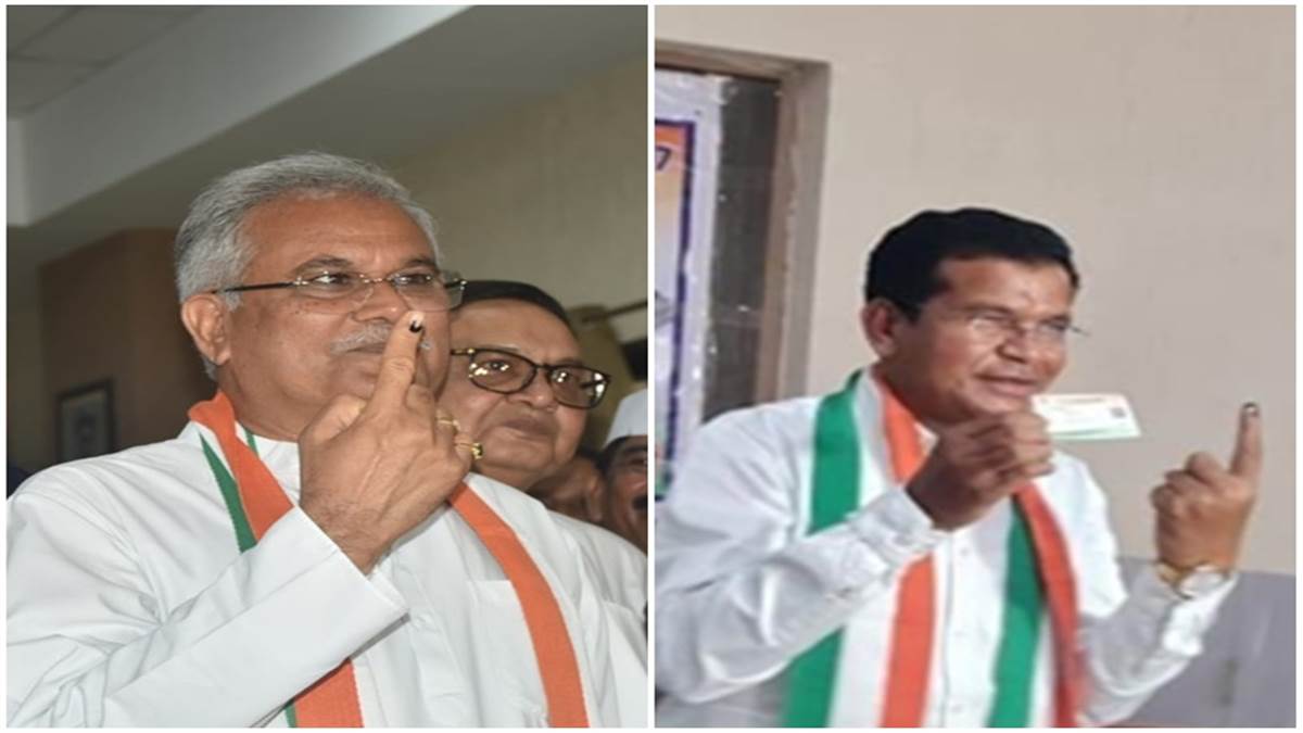 Photo of कांग्रेस के राष्ट्रीय अध्यक्ष के पद के लिए सीएम भूपेश बघेल और मोहन मरकाम ने किया वोट
