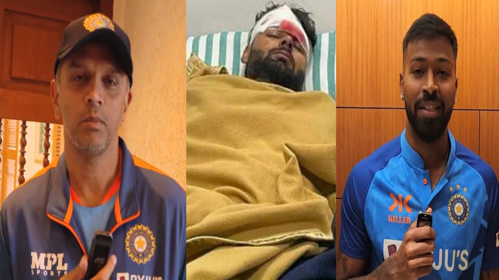 Photo of टीम इंडिया के कोच राहुल द्रविड़ और कप्तान हार्दिक पांड्या ने पंत की रिकवरी के लिए मांगी दुआ..