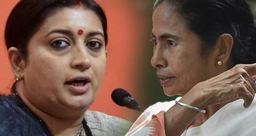Photo of स्मृति ईरानी ने इस मामले में पश्चिम बंगाल की मुख्यमंत्री ममता बनर्जी पर बोला हमला…