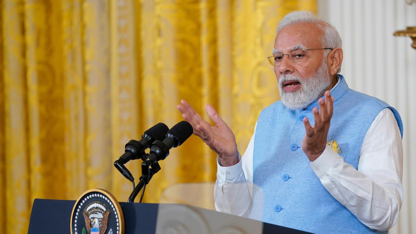 Photo of पीएम मोदी ने अमेरिकी पत्रकार द्वारा पूछे गए एक सवाल के जवाब में कहा..