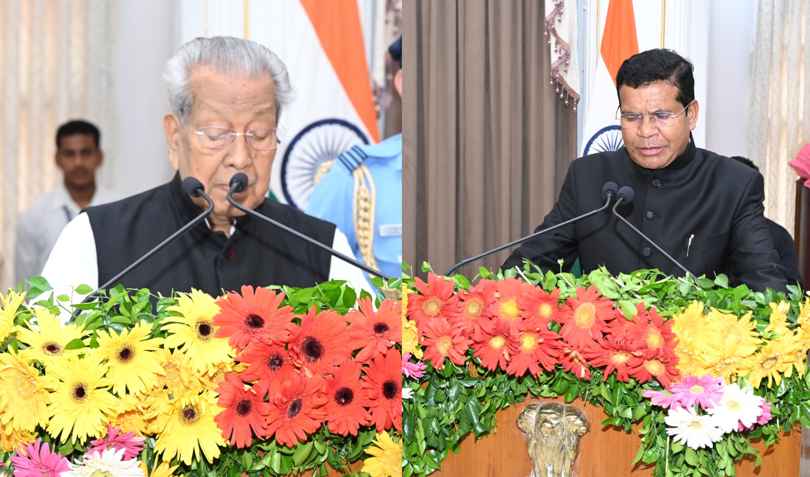 Photo of राज्यपाल हरिचंदन ने मोहन मरकाम को मंत्री पद की शपथ दिलाई