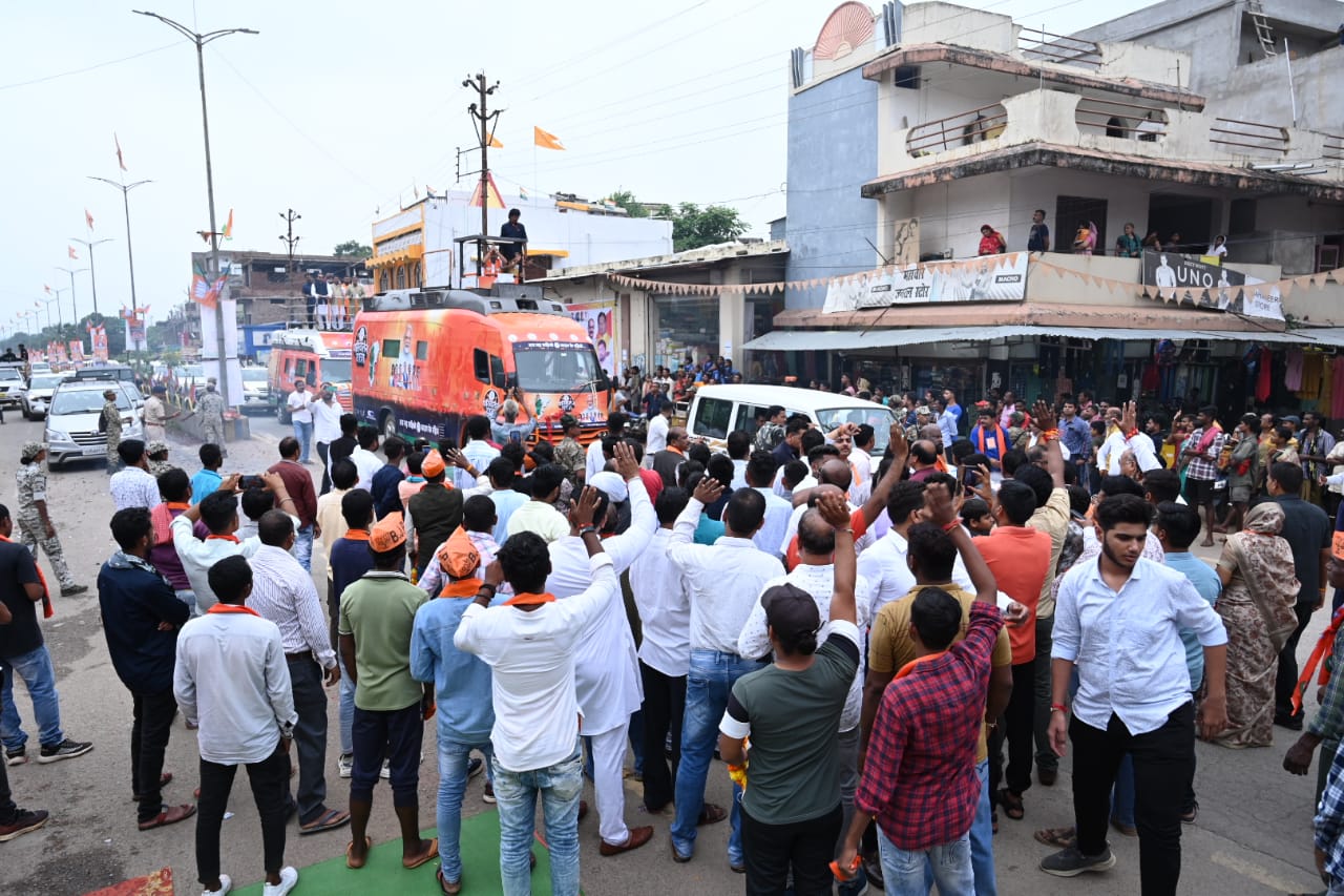 Photo of भाजपा की परिवर्तन यात्रा पहुंची बस्तर विधानसभा में