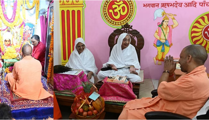 Photo of अयोध्या: मुख्यमंत्री योगी के कार्यक्रम में बदलाव, साध्वी ज्ञानवती से लिया आशीर्वाद