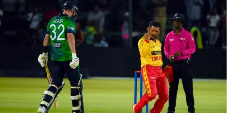 Photo of जिंबाब्‍वे ने आयरलैंड को पहले टी20 में आखिरी गेंद पर एक विकेट से हराया