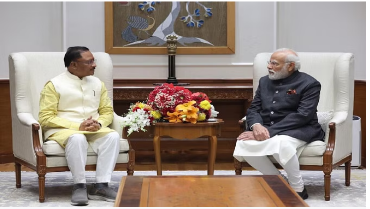 Photo of मुख्यमंत्री विष्णुदेव और दोनों डिप्टी सीएम ने की पीएम मोदी से मुलाकात