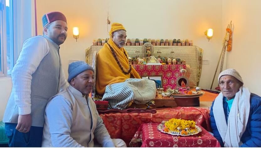 Photo of स्वामी अविमुक्तेश्वरानंद ने खरशाली में की मां यमुना की पूजा