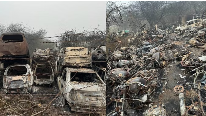 Photo of दिल्ली पुलिस ट्रेनिंग स्कूल के मालखाने में भीषण आग