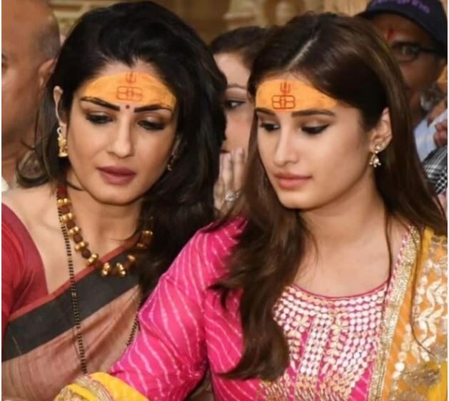 Photo of रवीना टंडन ने बेटी राशा थडानी के साथ सोमनाथ ज्योतिर्लिंग के किए दर्शन