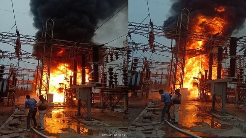 Photo of हरियाणा : बिजली घर के 132 केवी ट्रांसफॉर्मर में लगी आग