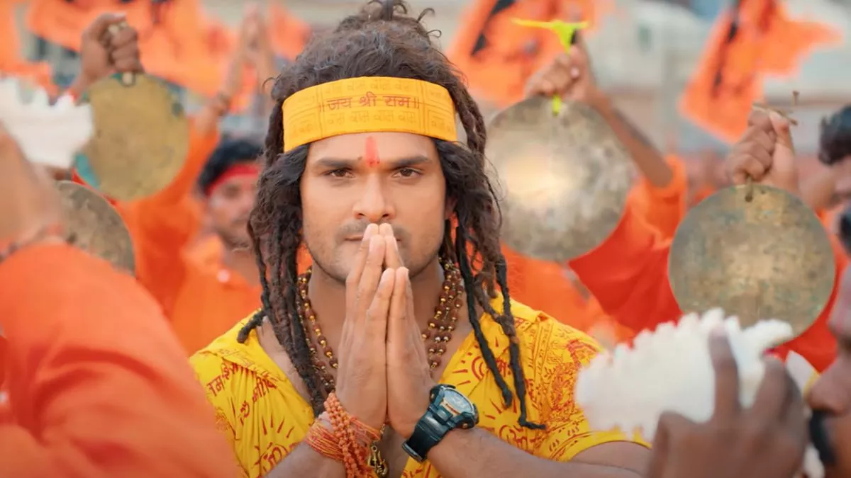 Photo of राम भक्ति में लीन हुए Khesari Lal Yadav