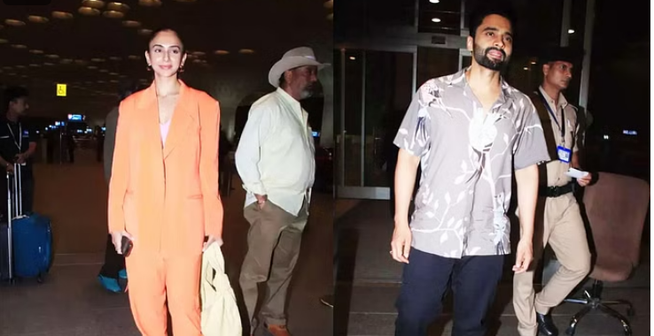 Photo of रकुल प्रीत सिंह-जैकी भगनानी शादी के लिए गोवा हुए रवाना