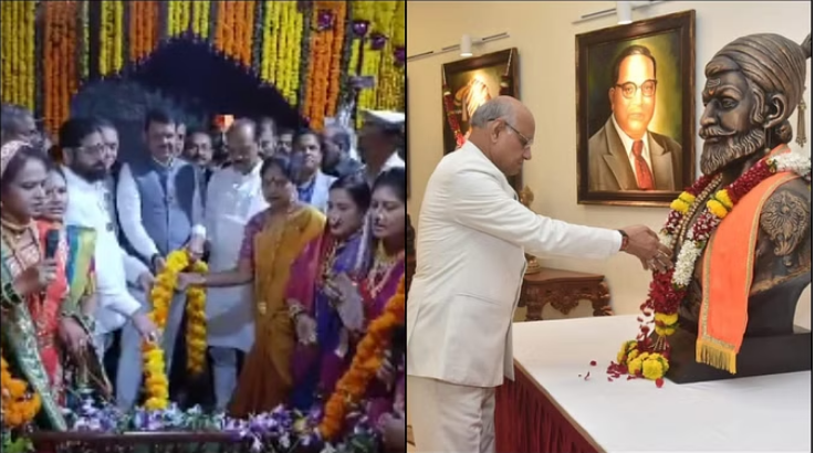 Photo of महाराष्ट्र: शिवाजी महाराज की 394वीं जयंती समारोह में शामिल हुए सीएम-डिप्टी सीएम