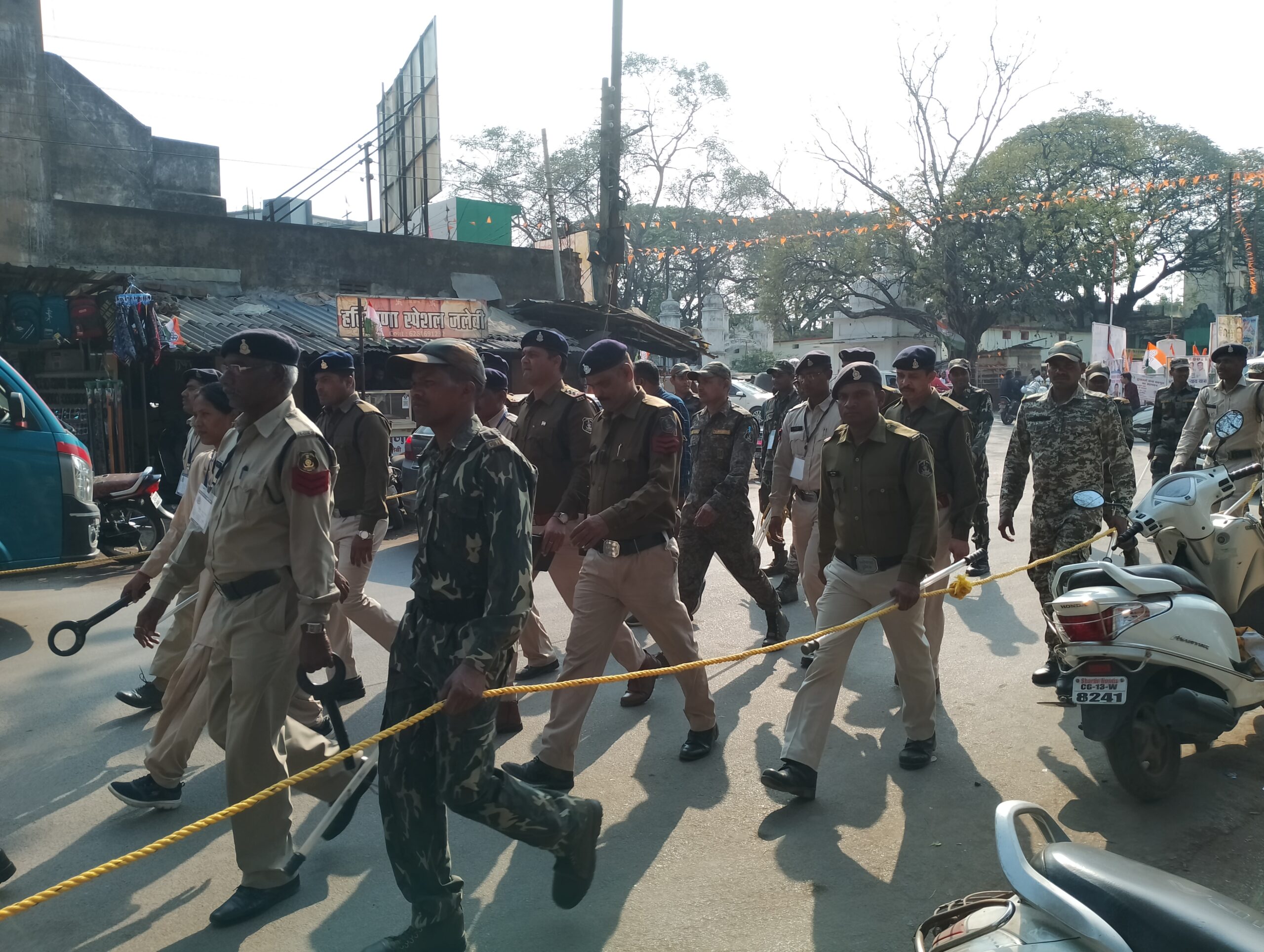 Photo of भारत जोड़ो न्याय यात्रा के रूट पर पुलिस ने किया रिहर्सल