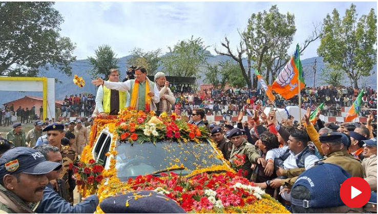 Photo of चमोली: सीएम धामी ने गोपेश्वर में किया भव्य रोड शो…