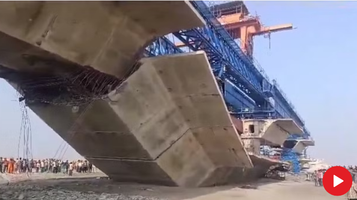 Photo of बिहार: सुपौल में कोसी नदी पर बन रहे पुल का गार्डर गिरा