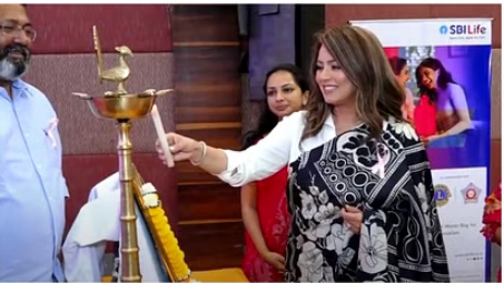 Photo of स्तन कैंसर जागरूकता पर महिमा चौधरी ने की महिला पुलिस से बातचीत