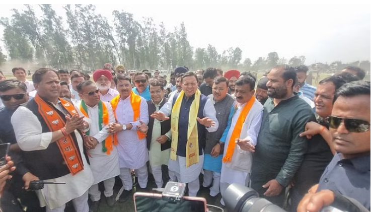 Photo of उत्तराखंड: रुद्रपुर पहुंचे सीएम धामी, पीएम की रैली स्थल का किया निरीक्षण