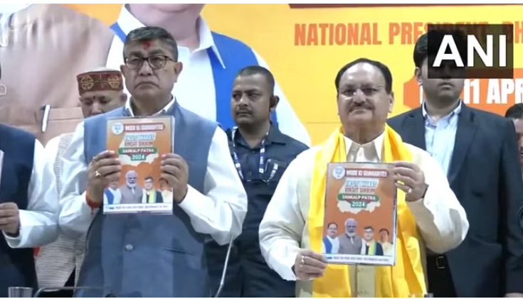 Photo of सिक्किम विधानसभा चुनाव के लिए भाजपा ने जारी किया घोषणा पत्र