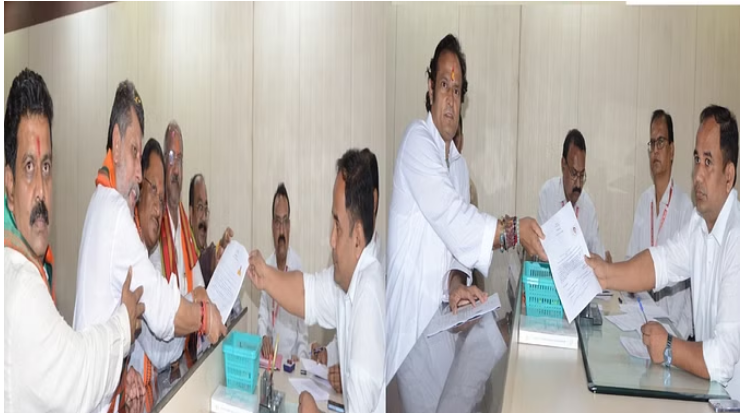 Photo of रायपुर लोकसभा सीट के लिए चार प्रत्याशियों ने जमा किया नामांकन