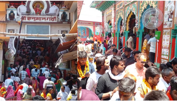 Photo of यूपी: चैत्र पूर्णिमा पर रामनगरी में सरयू स्नान के लिए उमड़े भक्त