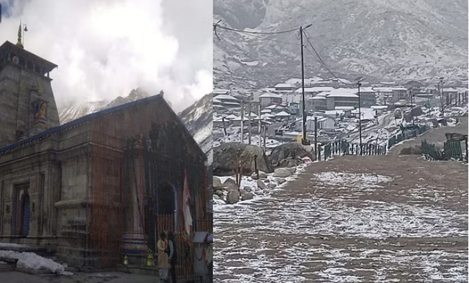 Photo of उत्तराखंड: बर्फ से ढका केदारनाथ…बदरीनाथ, गंगोत्री में भी बर्फबारी