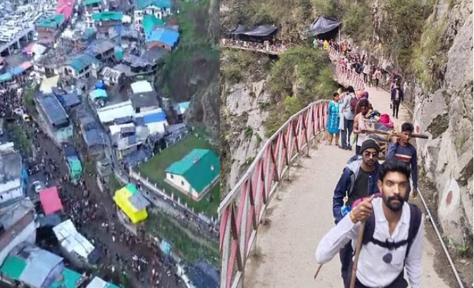 Photo of यमुनोत्री जाने के लिए उमड़ी श्रद्धालुओं की भारी भीड़