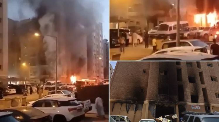 Photo of दक्षिण कुवैत की एक इमारत में भीषण आग से 41 लोगों की मौत