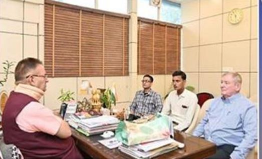 Photo of यूरेटेक इंडिया के चेयरमैन पीटर डांस ने कृषि मंत्री जोशी से की मुलाकात