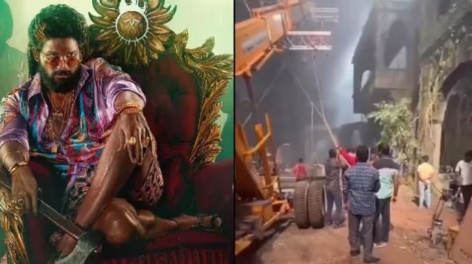 Photo of पुष्पा 2 के सेट से लीक हुआ क्लाइमैक्स फाइट सीन