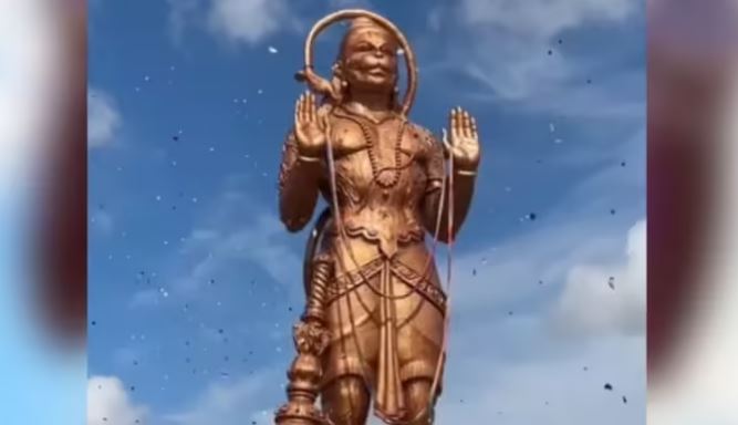 Photo of अमेरिका में बनी 90 फीट ऊंची भगवान हनुमान की प्रतिमा