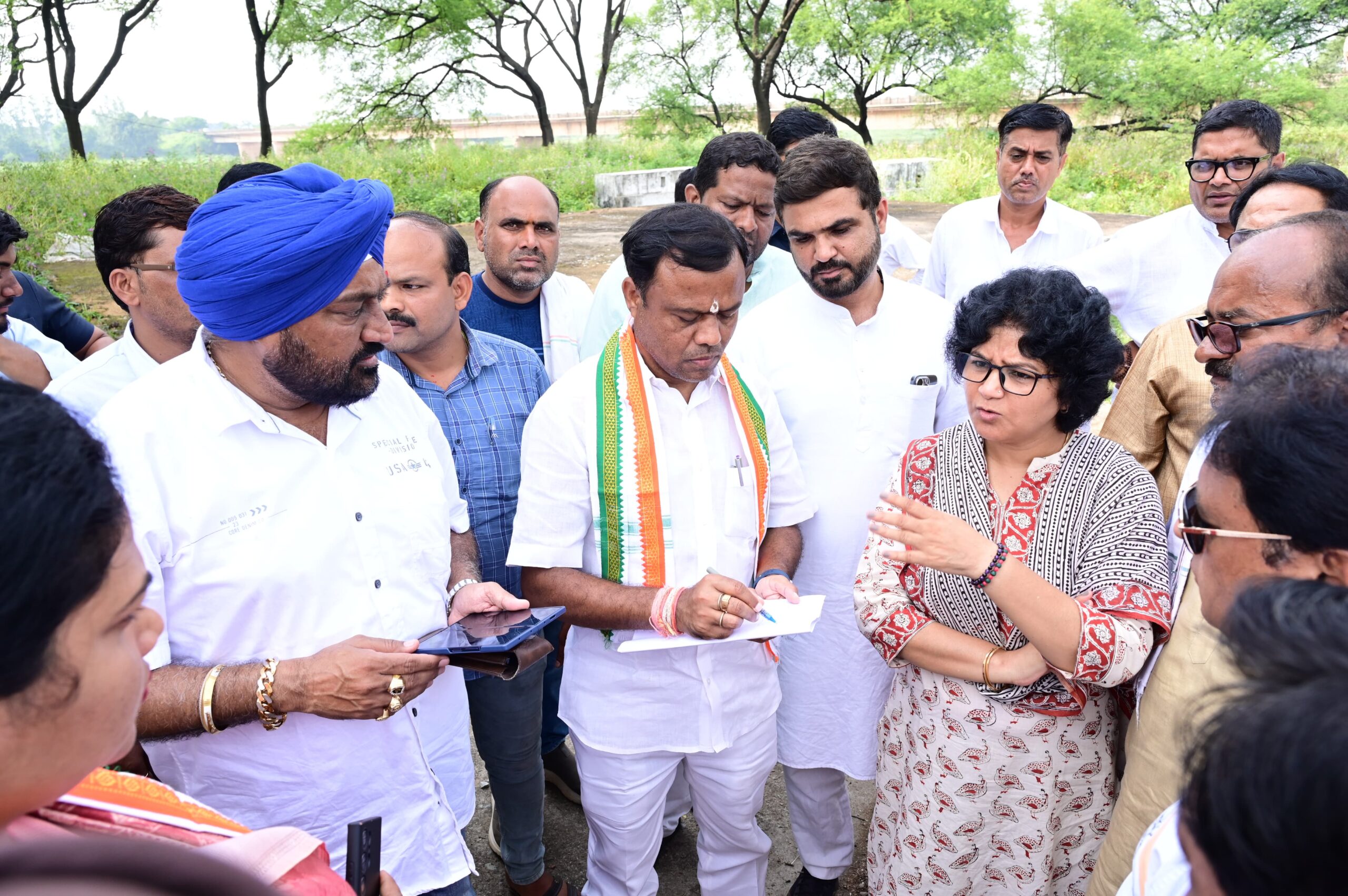 Photo of पीसीसी अध्यक्ष बैज ने न्याय यात्रा के मार्ग का निरीक्षण किया