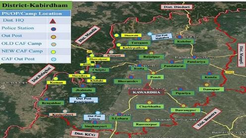 Photo of कबीरधाम नक्सल मुक्त की ओर बढ़ रहा, 6 माह के भीतर एमपी-सीजी बॉर्डर में खोले गए नए सात सुरक्षा कैंप