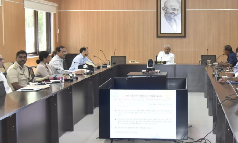 Photo of मुख्यमंत्री नीतीश ने की गृह विभाग की उच्चस्तरीय समीक्षा बैठक