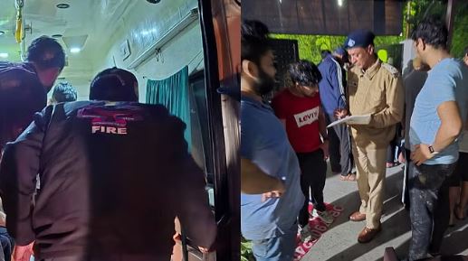 Photo of मसूरी: हाथीपांव के पास हादसा, मुजफ्फरनगर से मसूरी घूमने आए पर्यटकों की कार खाई में गिरी